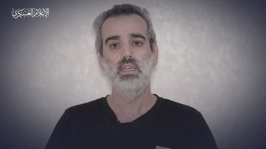 Hamás publica prueba de vida del rehén israelí, Omri Miran