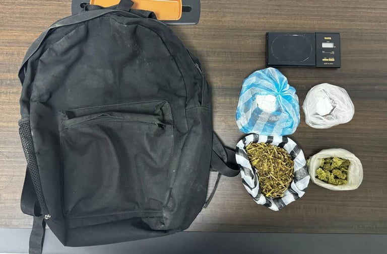 Policía desmantela varios puntos de droga y recupera vehículo robado en Sabana Perdida