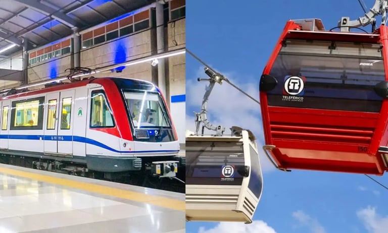 Reanudan operaciones en Metro y Teleférico tras apagón; servicio gratuito hasta medianoche