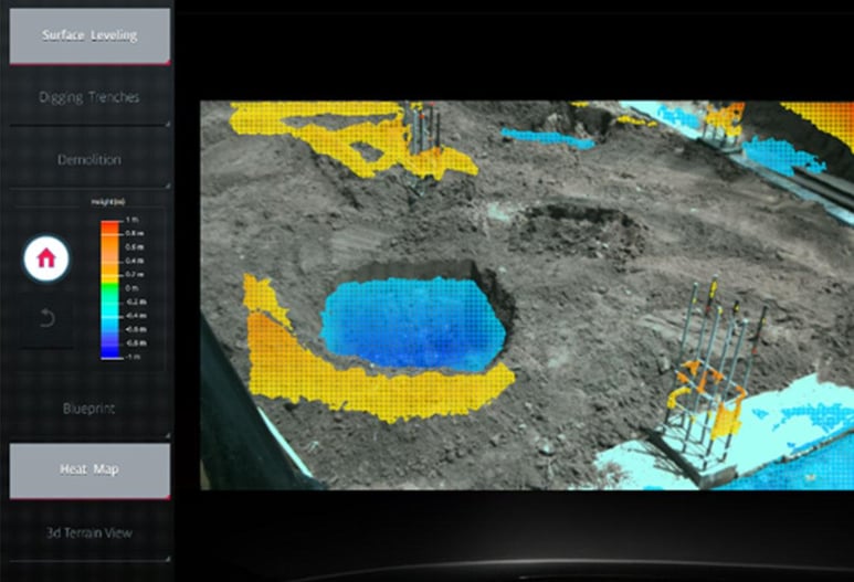 Vision based terrain mapping and visualization