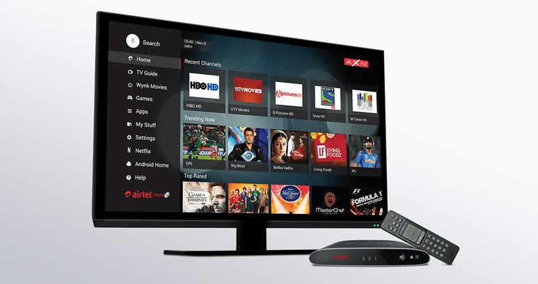 India's first DTH set-top box powered by Android TV