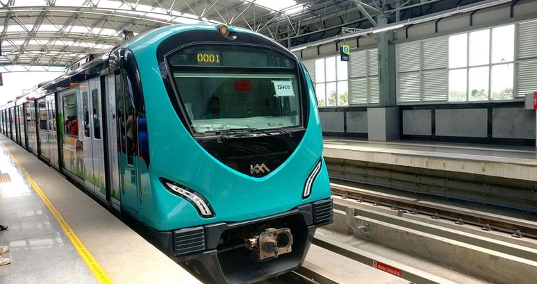 Kochi Metro Livery Graphics