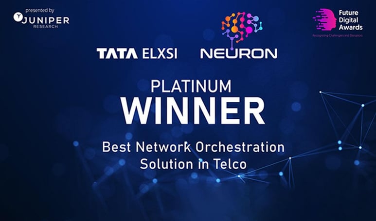 Tata Elxsi's NEURON Wins 'Best Network Orchestration Solution in Telco’ by Juniper Research