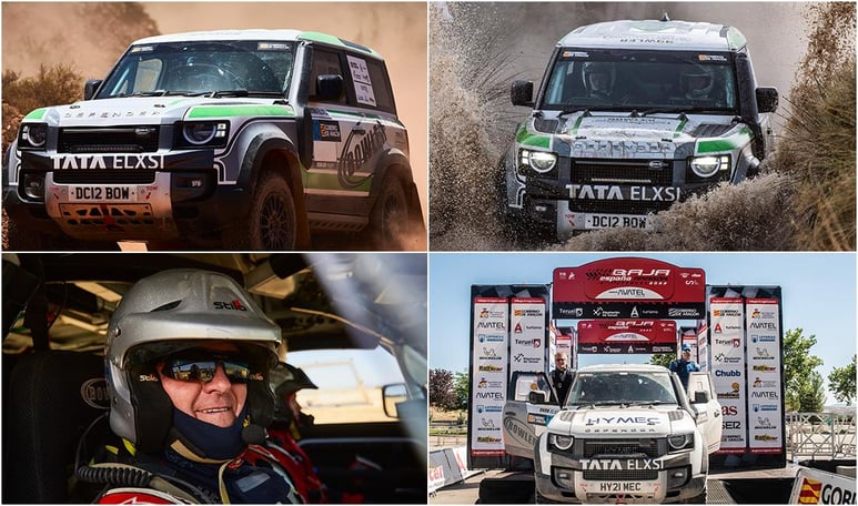 Bowler Defender on podium in first ever Baja Aragon event