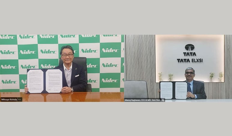 Nidec Executes a Comprehensive MOU with Tata Elxsi Ltd.