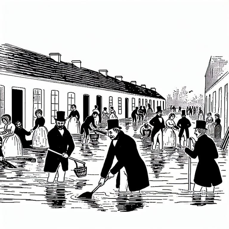 Nya översvämningar drabbar Mantorp efter häftigt regnoväder