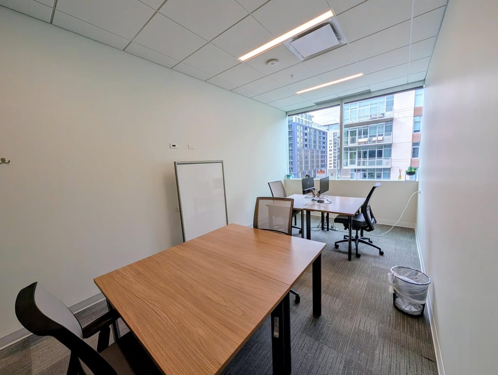 An interior shot of 4 Desk Private Day Office