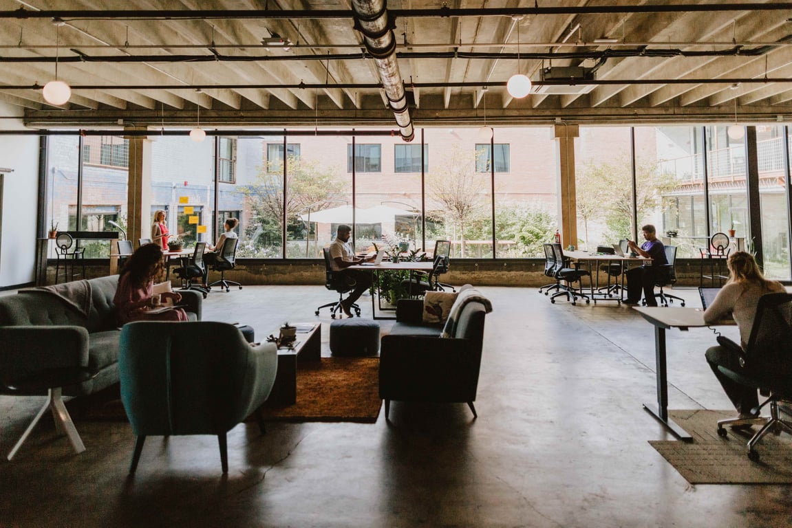 An interior shot of Good Coworking