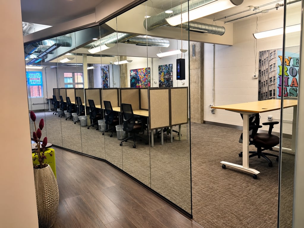 An interior shot of Half Suite