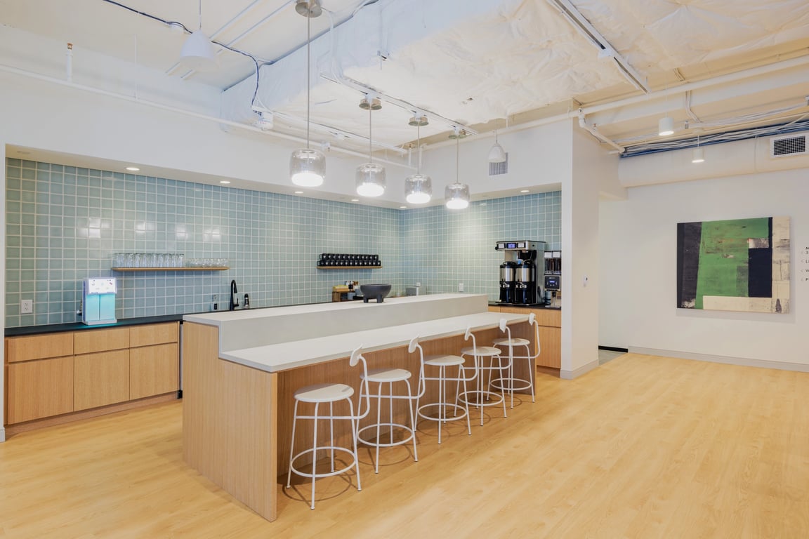 An interior shot of Industrious - City Ridge