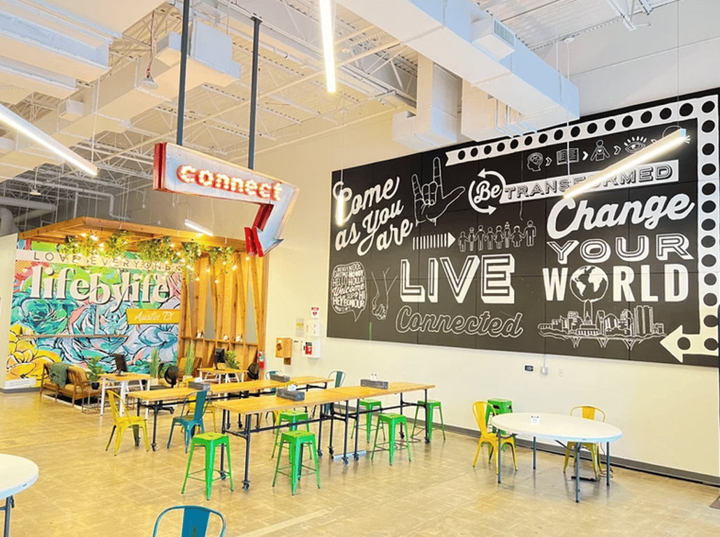 An interior shot of Dwell Coworking - West Gate