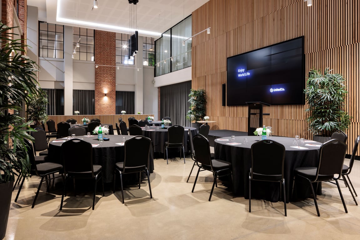 An interior shot of Melbourne Event Space