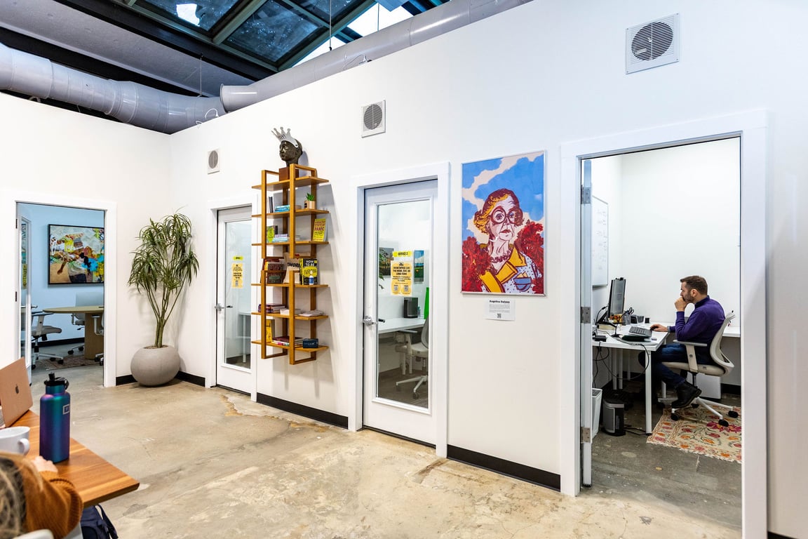 An interior shot of Private Office 1