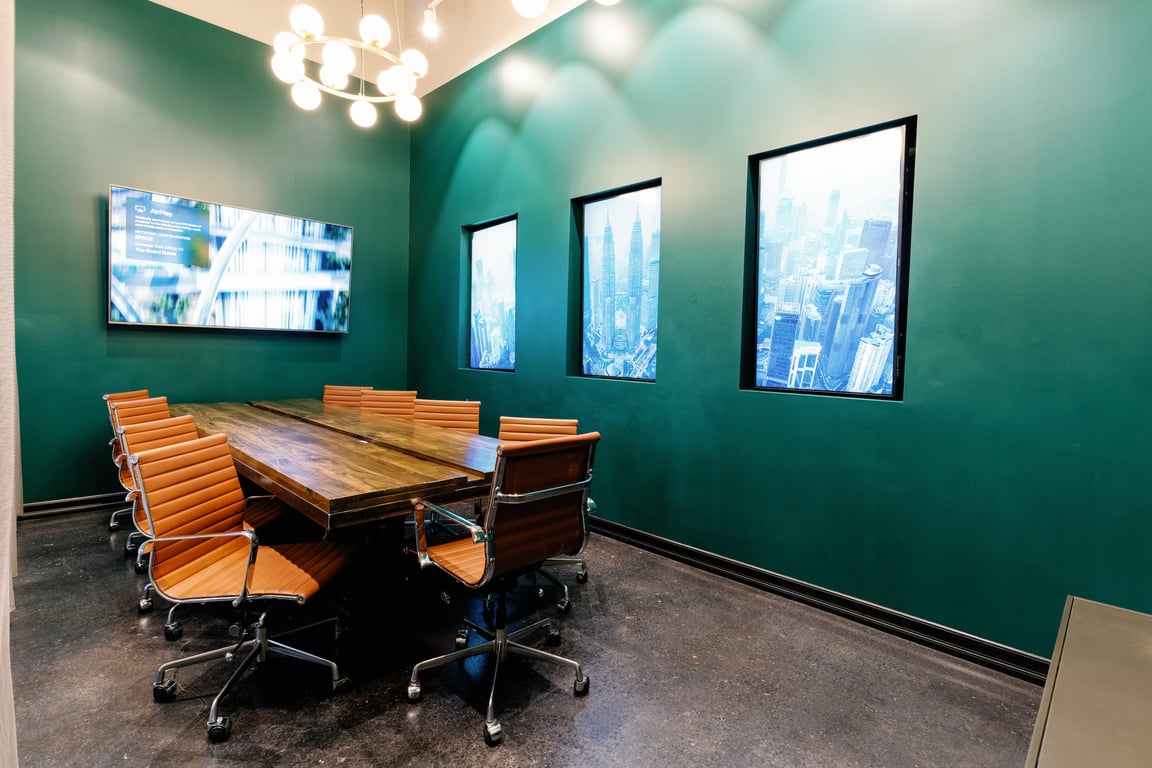 An interior shot of The Board Room