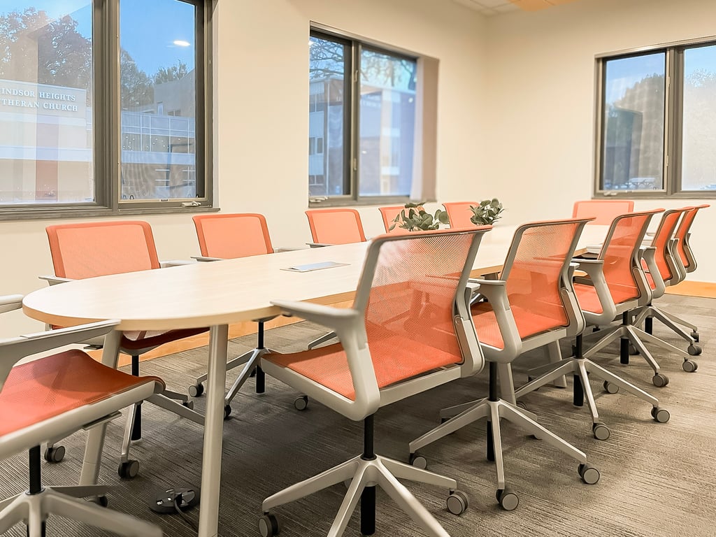 An interior shot of Boardroom