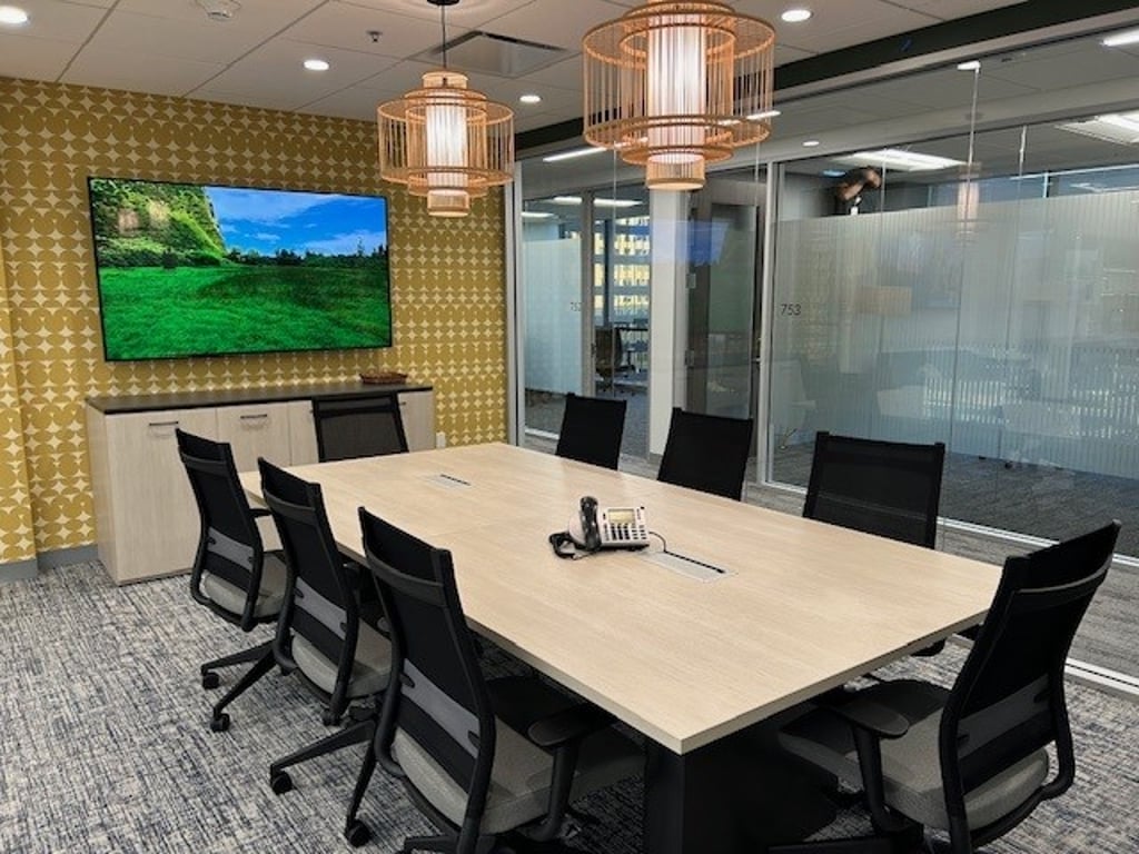 An interior shot of Supreme Conference Room