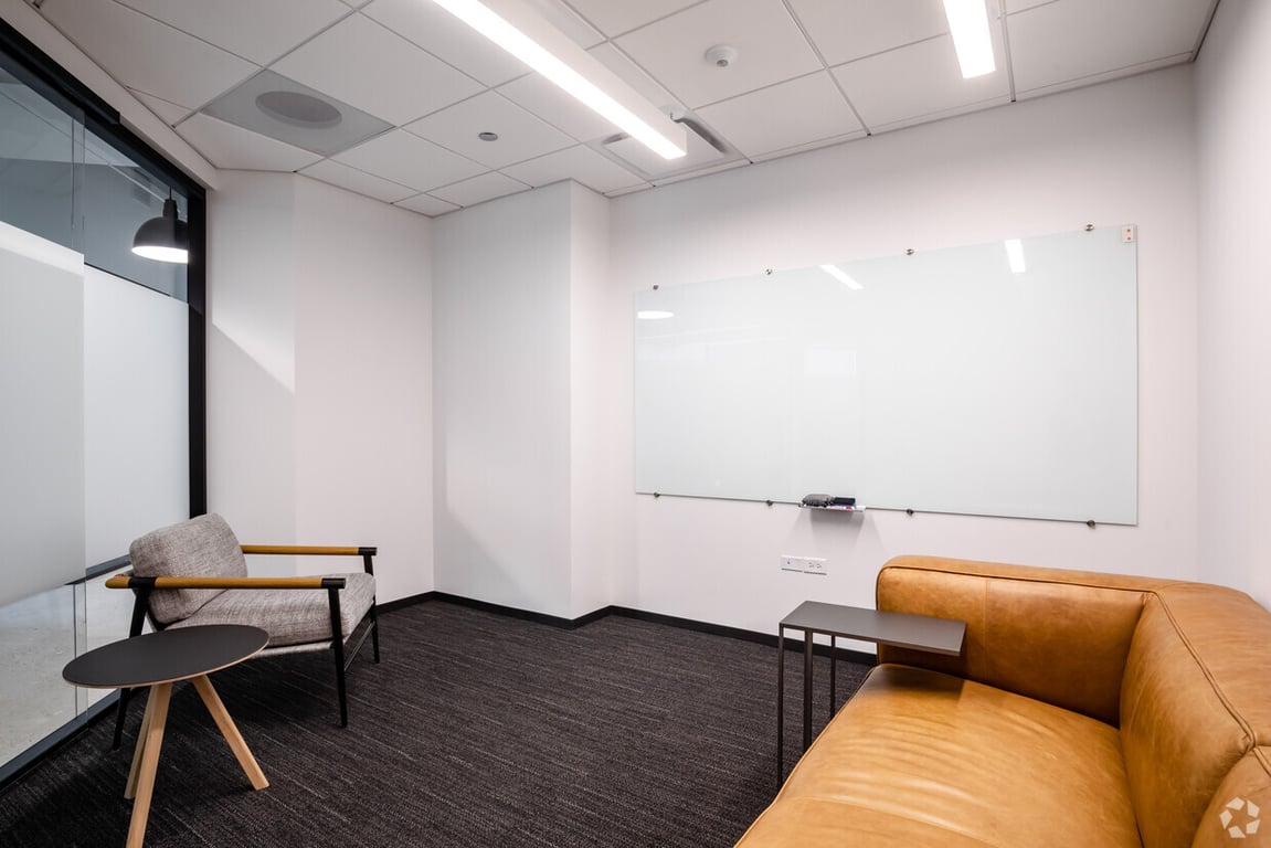 An interior shot of Small Team Lounge