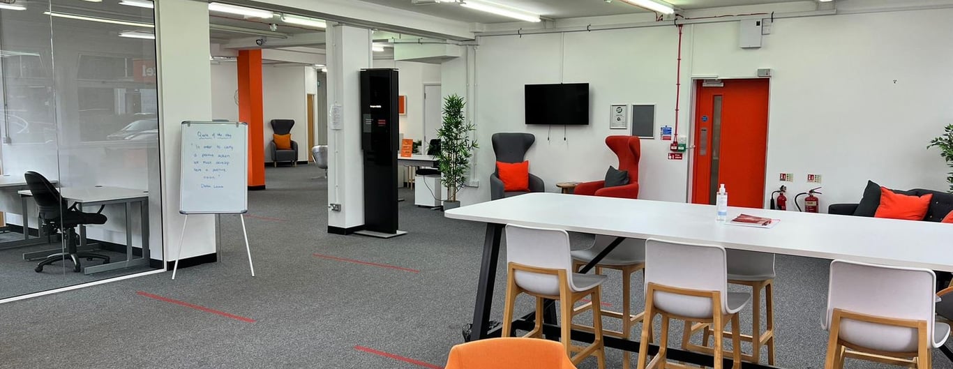 An interior shot of 11 Person Private Day Office