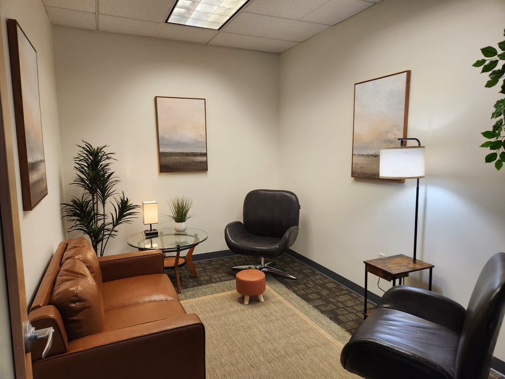 An interior shot of Therapy Office