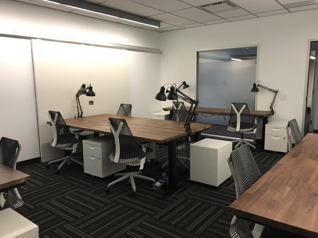 An interior shot of Office 201 - 10-Person Suite
