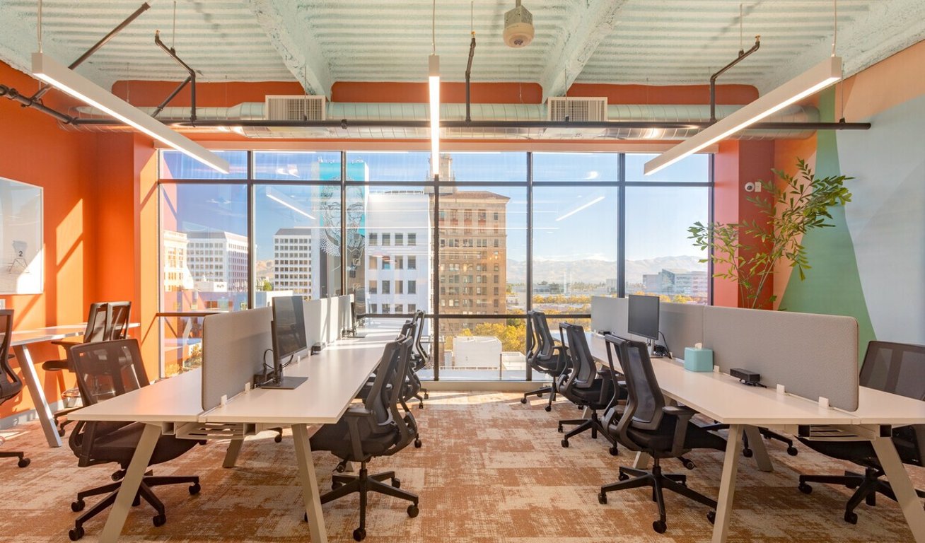 An interior shot of Pacific Workplaces - San Jose