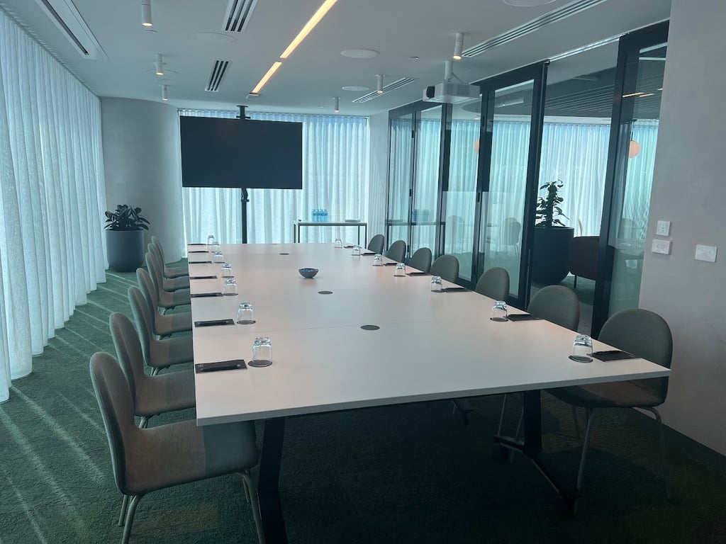 An interior shot of Anzac Room