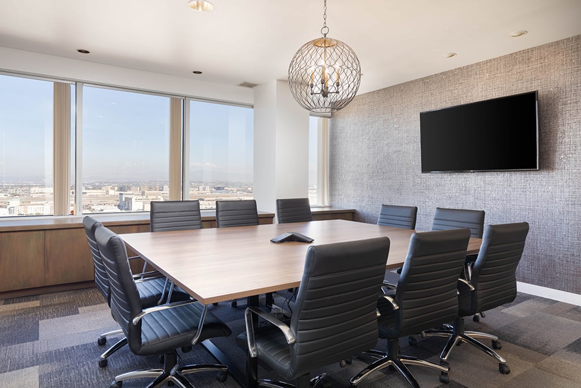 An interior shot of 10 Person Meeting Room