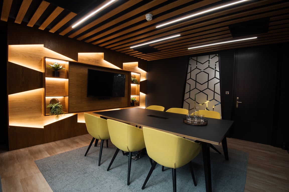 An interior shot of Aire Suite