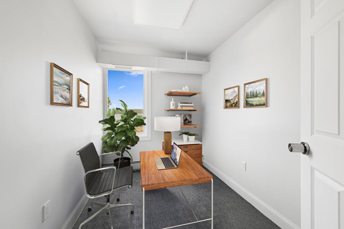 An interior shot of Office 2D
