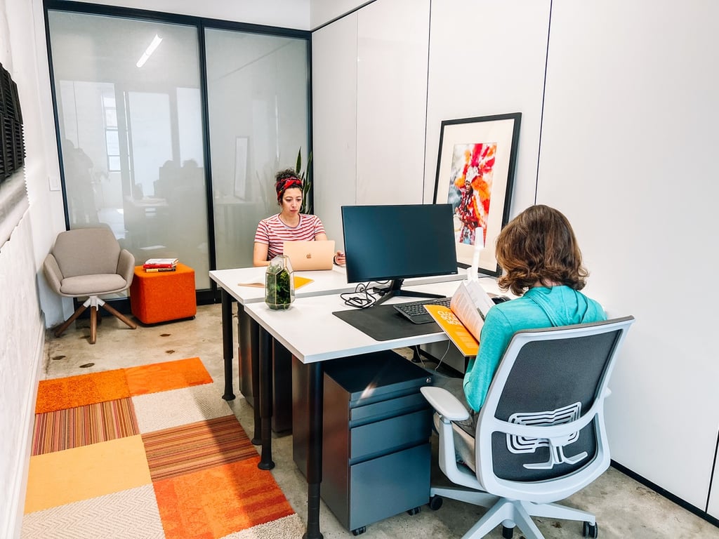 An interior shot of Private Office for Two