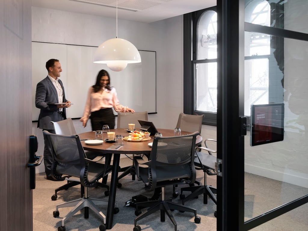An interior shot of Strategy Space