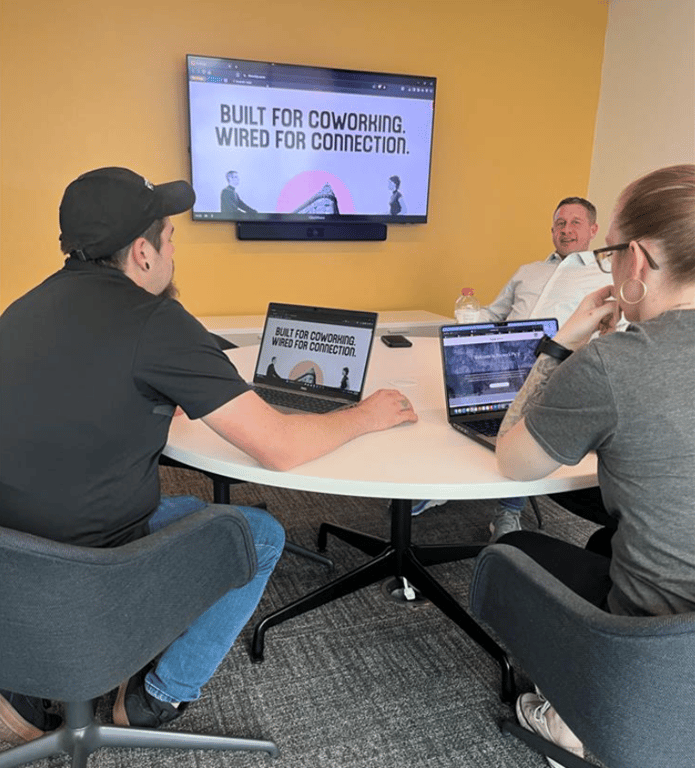 An interior shot of Conference Room 319
