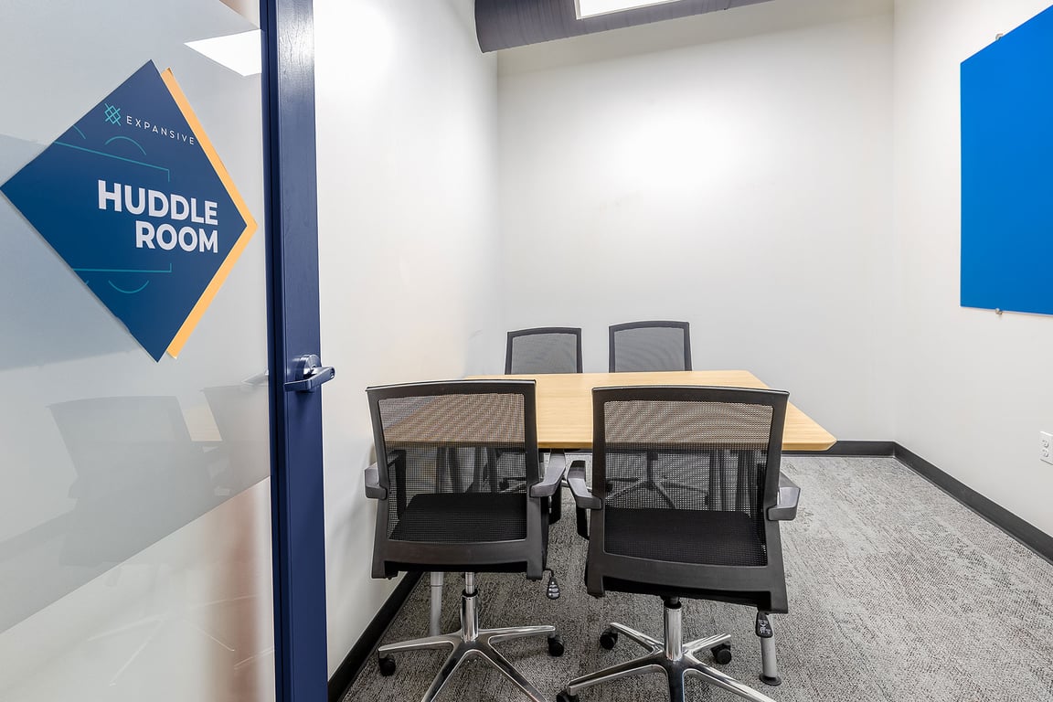 An interior shot of Huddle Room