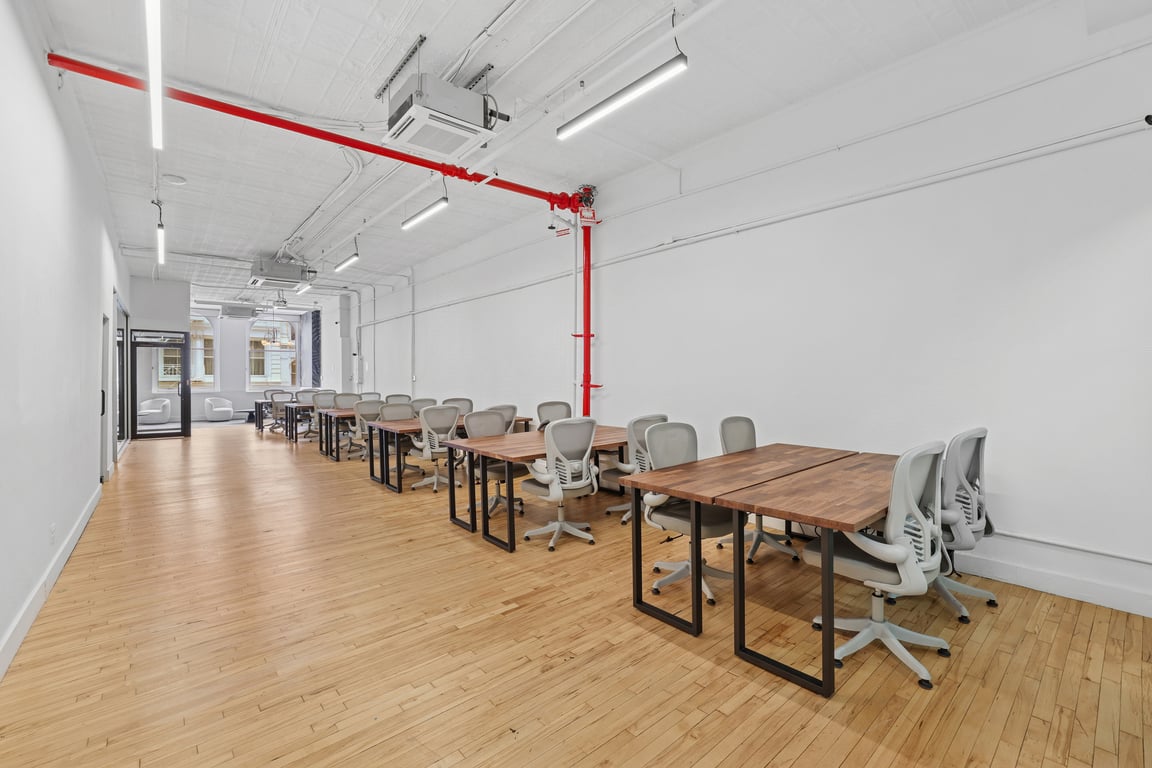 An interior shot of Broadway Modern Day Office and Conference Room