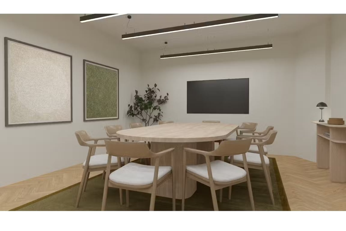 An interior shot of Meeting Room