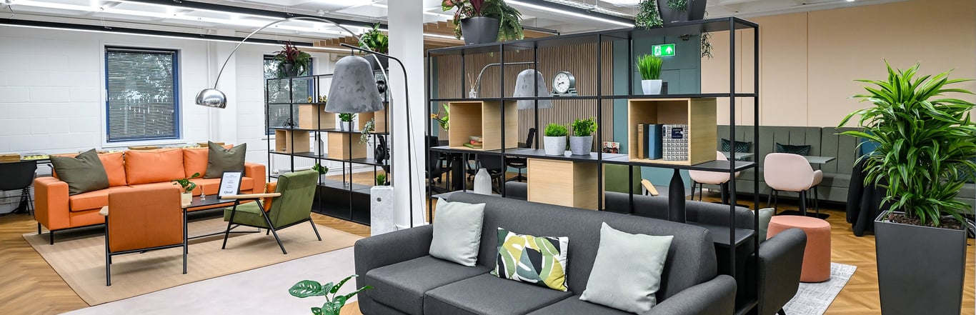 An interior shot of 5 Person Private Day Office