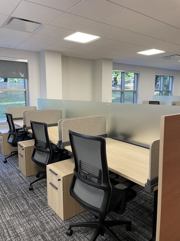 An interior shot of Dedicated Desk