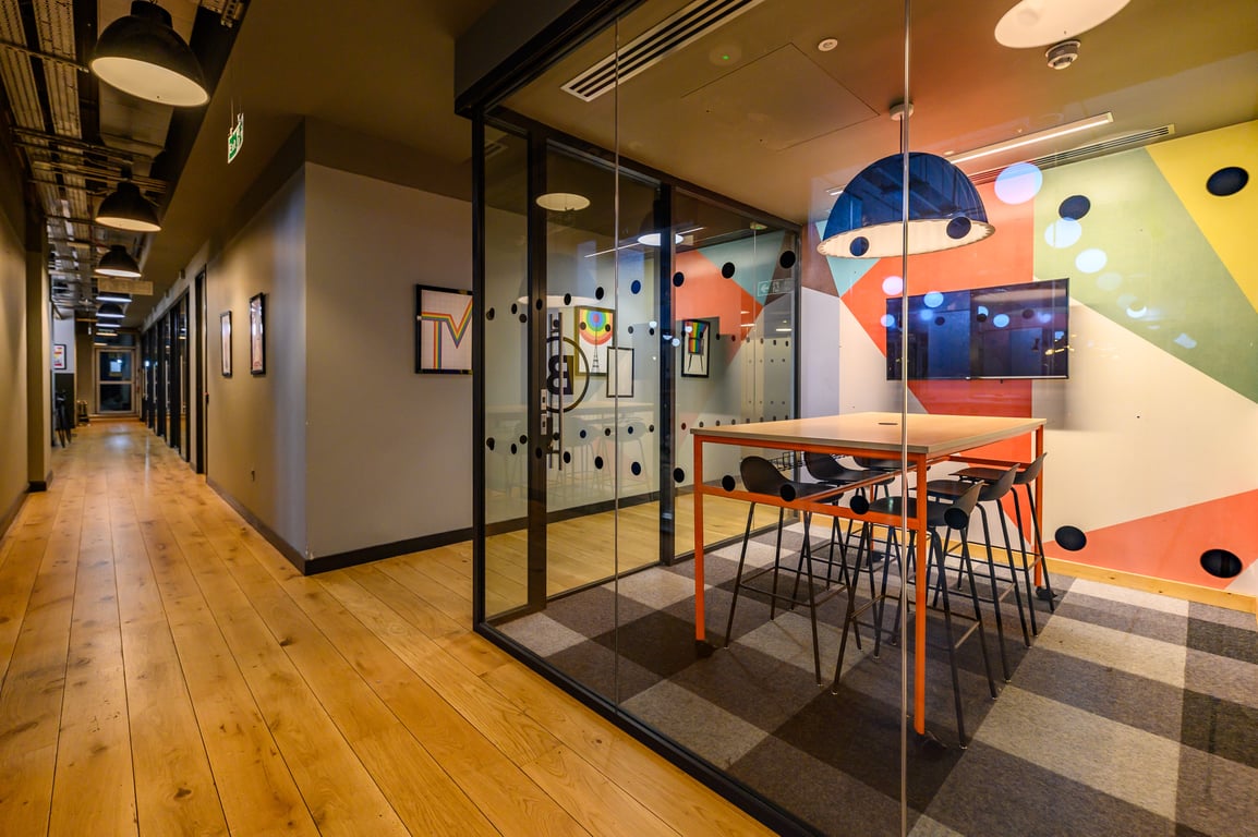 An interior shot of Newton Suite