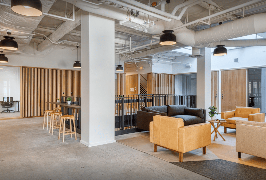 An interior shot of CENTRL Office - Downtown Sacramento