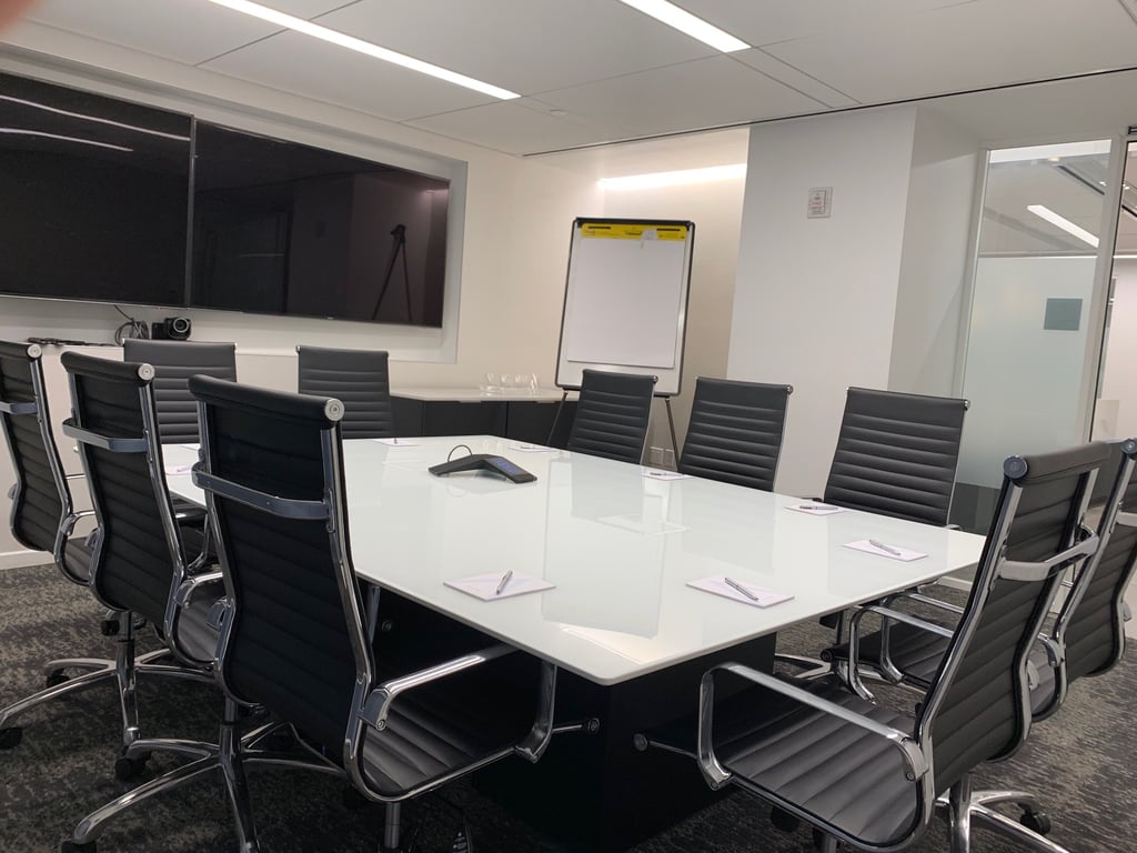 An interior shot of Olympus Conference Room (Up to 10 People)