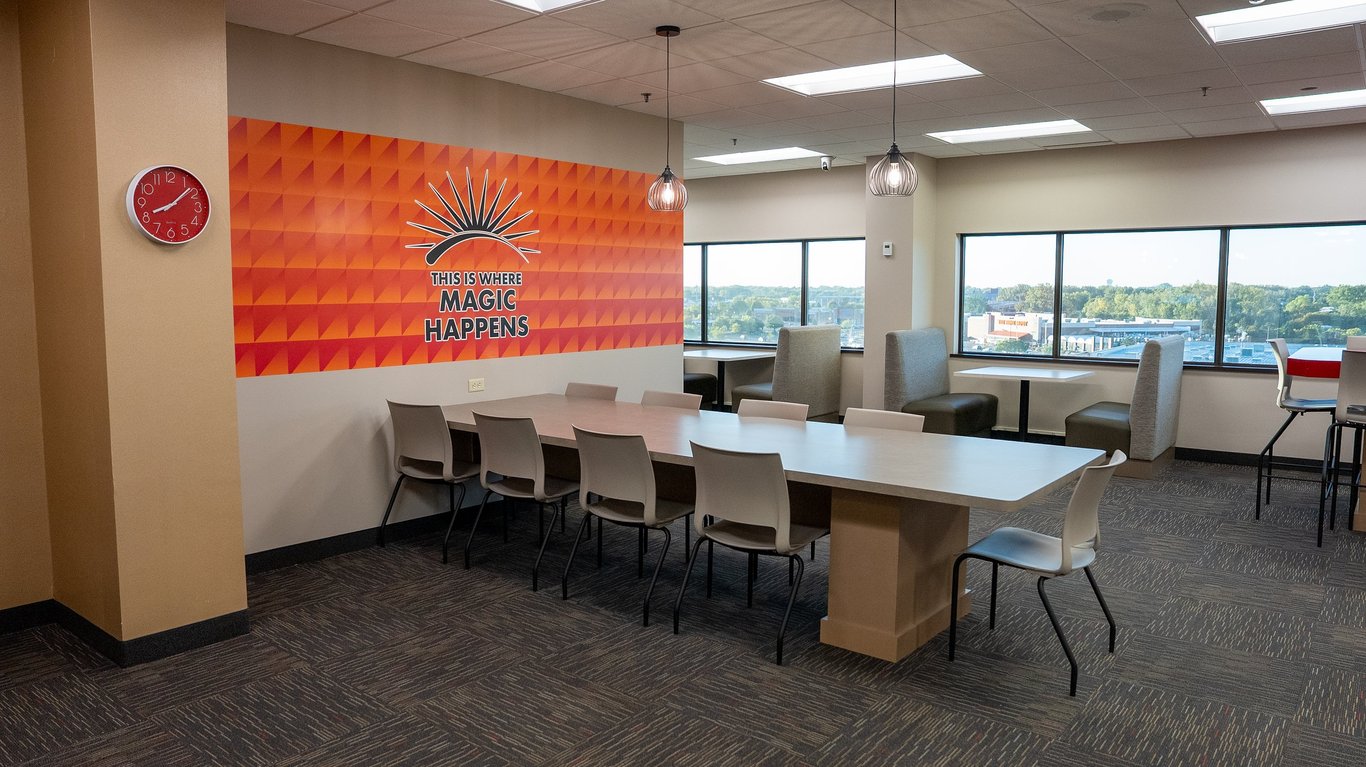 An interior shot of OffiCenters - St. Louis Park
