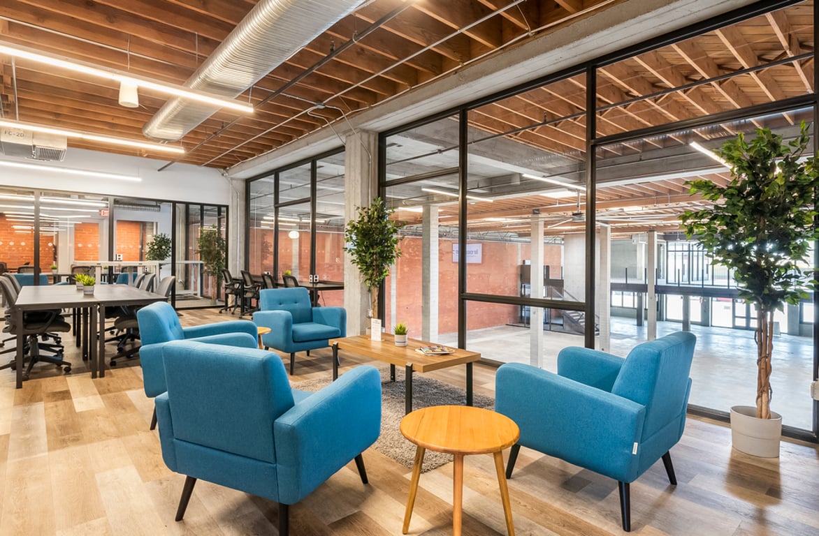 An interior shot of Ironfire Workspaces - Bellflower