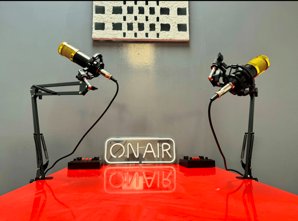 An interior shot of Podcast Room