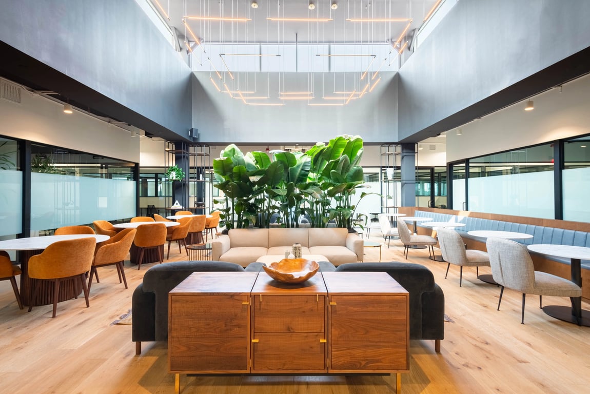 An interior shot of Industrious - Short Hills