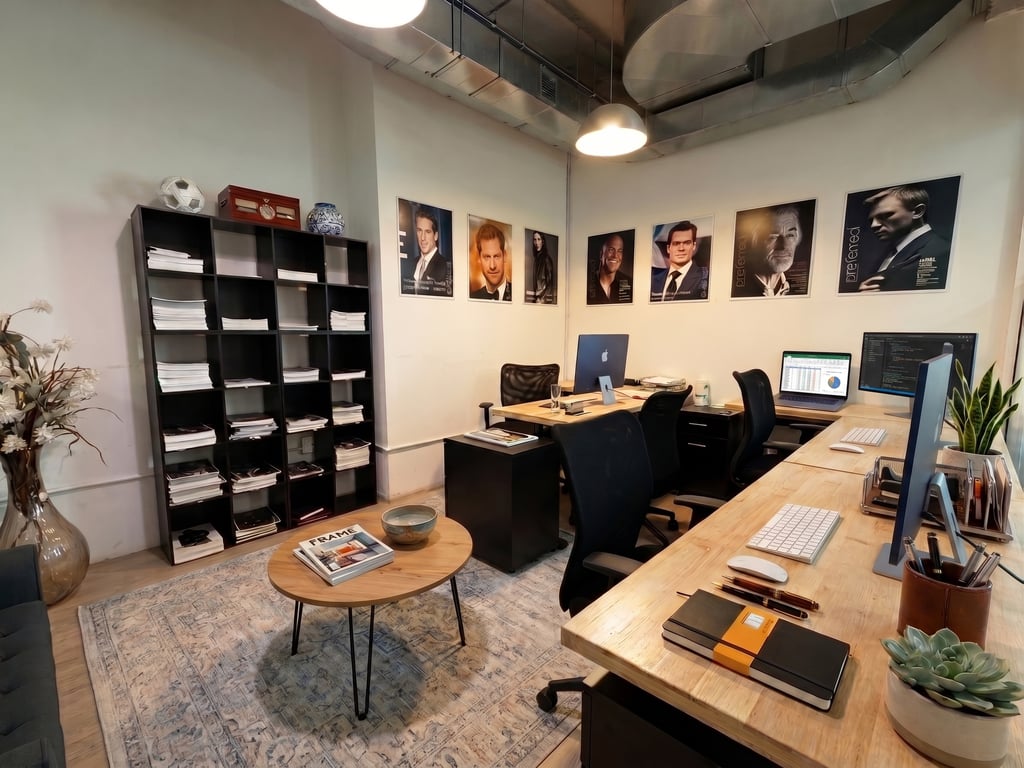 An interior shot of 5-Person Office