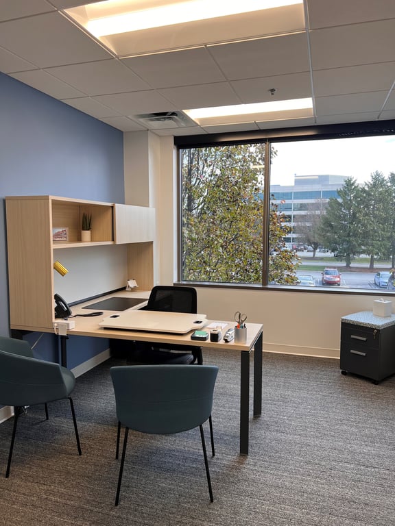 An interior shot of Connor Prairie Day Office