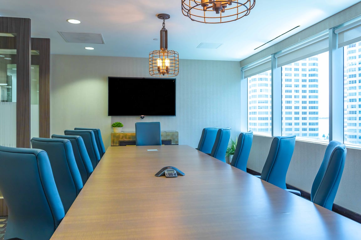 An interior shot of Boardroom