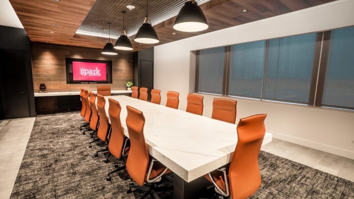 An interior shot of Boardroom