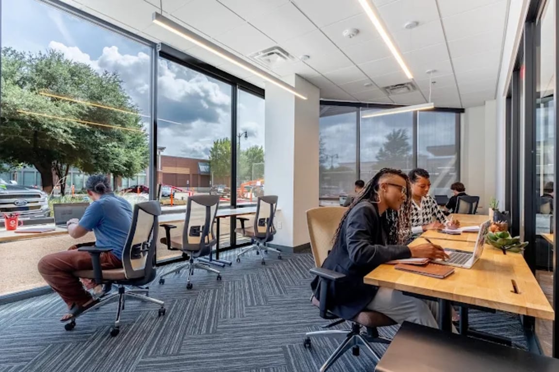 An interior shot of 10 Person Office