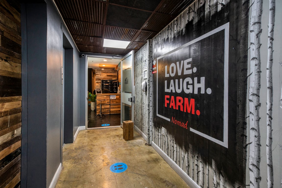An interior shot of The Farm Nomad